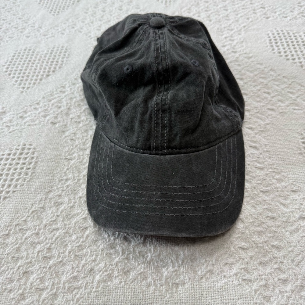 Walmart Black Acid Washed Baseball Hat